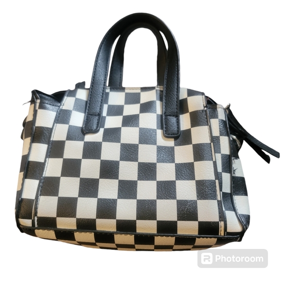 Checkered print mini bag - Picture 2 of 4